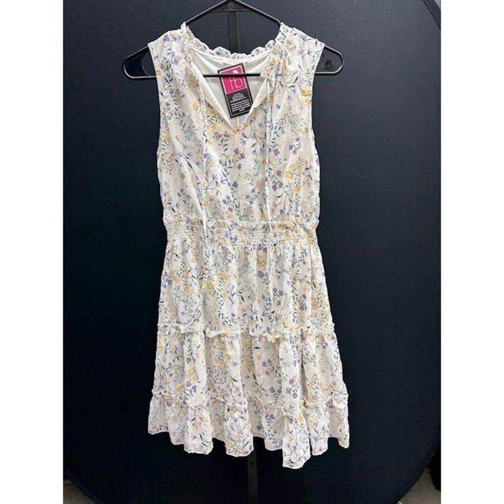 Blu Pepper Prarie Field Ruffle Floral Dress